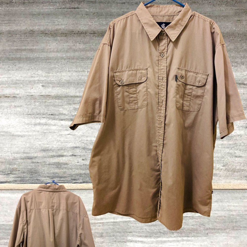 Rocawear Classic Khaki Men's Short Sleeve Shirt